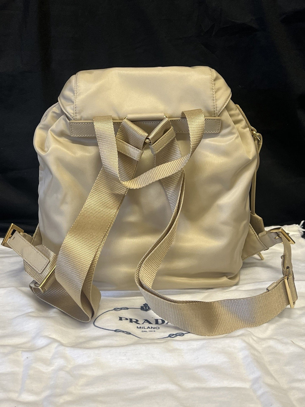 Prada Re-Edition 1978 Re-Nylon Backpack Small Desert 1BZ677_RV44_F0FHI_V_OOM (view 3)
