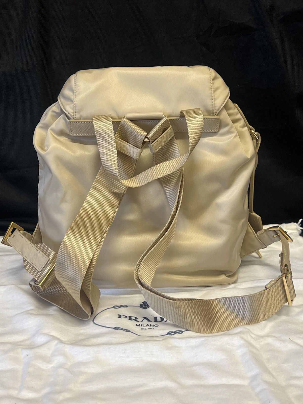 Prada Re-Edition 1978 Re-Nylon Backpack Small Desert 1BZ677_RV44_F0FHI_V_OOM (view 3)