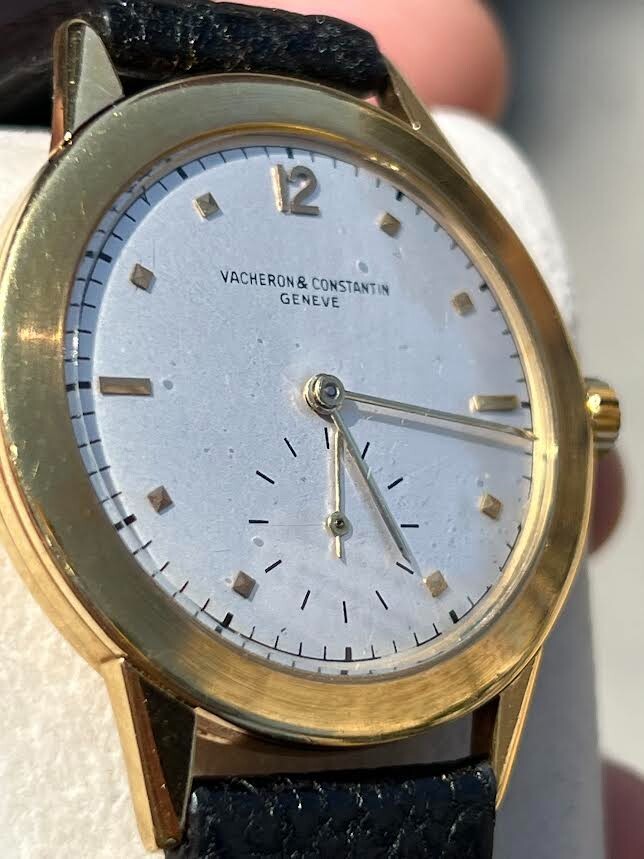 Rare Vintage Vacheron Constantin 4711 18k Yellow Gold Manual Wind 36.5mm Watch (view 8)
