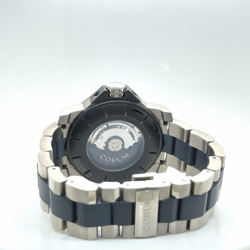 Corum Admiral's Cup Chronograph Challenger 48mm Stainless Steel Black, Blue (view 5)
