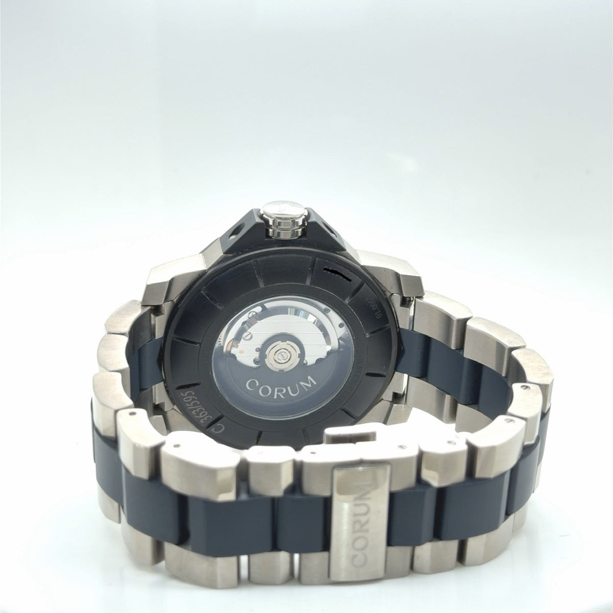 Corum Admiral's Cup Chronograph Challenger 48mm Stainless Steel Black, Blue (view 5)