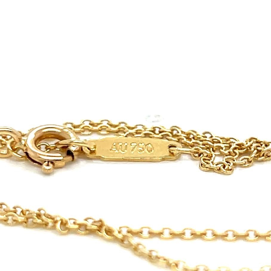 Tiffany & Co. 1837 Inerlocking Circle Pendant Necklace 18K Yellow Gold 18 in (view 6)