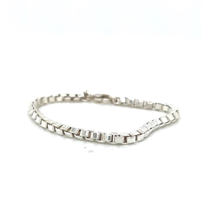 Tiffany & CO Venetian Link Bracelet - 925 Sterling Silver - 7" (view 2)