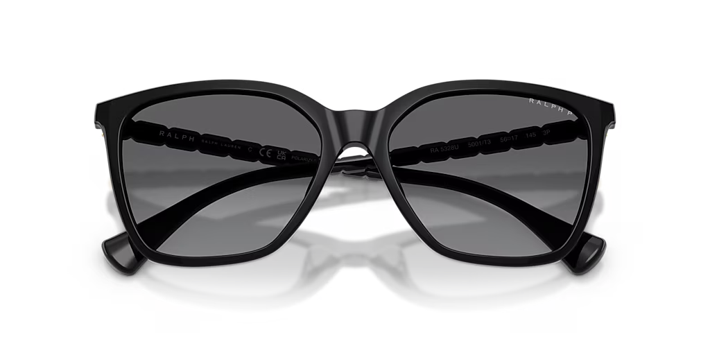 Ralph Lauren Sunglasses RA5328U 5001T3 56-17 Shiny Black/grey Gradient Polarized (view 5)