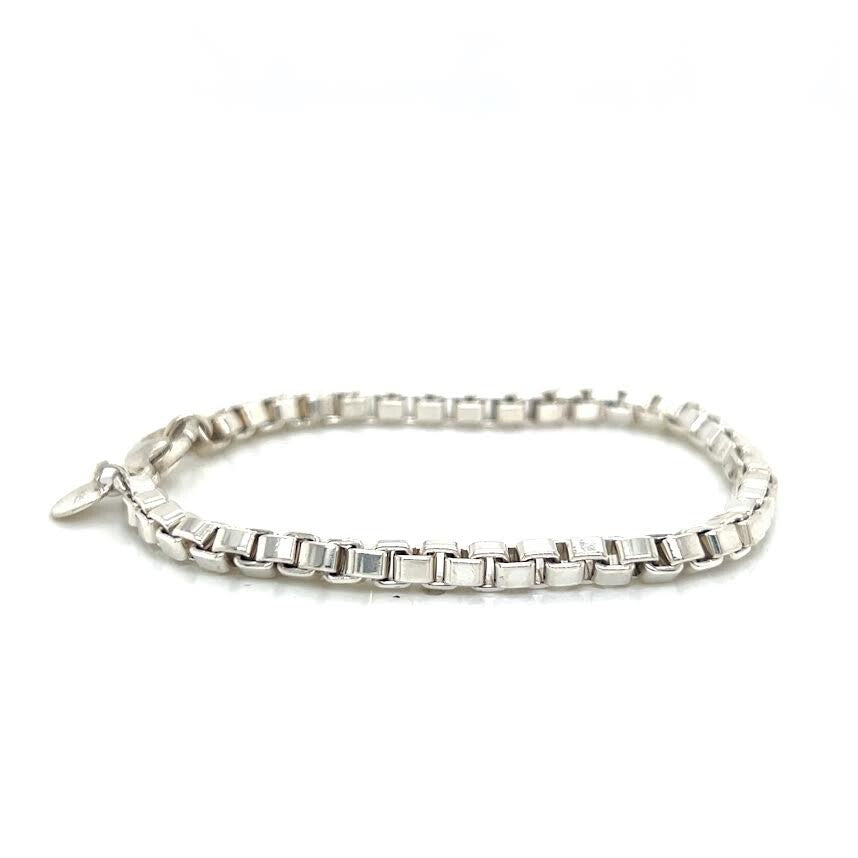 Tiffany & CO Venetian Link Bracelet - 925 Sterling Silver - 7" (view 1)