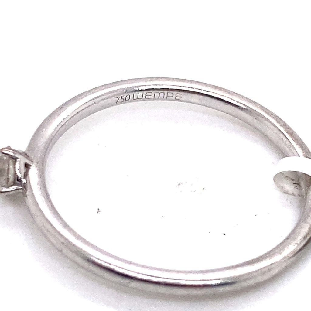 0.15ct Promise diamond ring design by WEMPE in 18KW size 7.25 — view 3