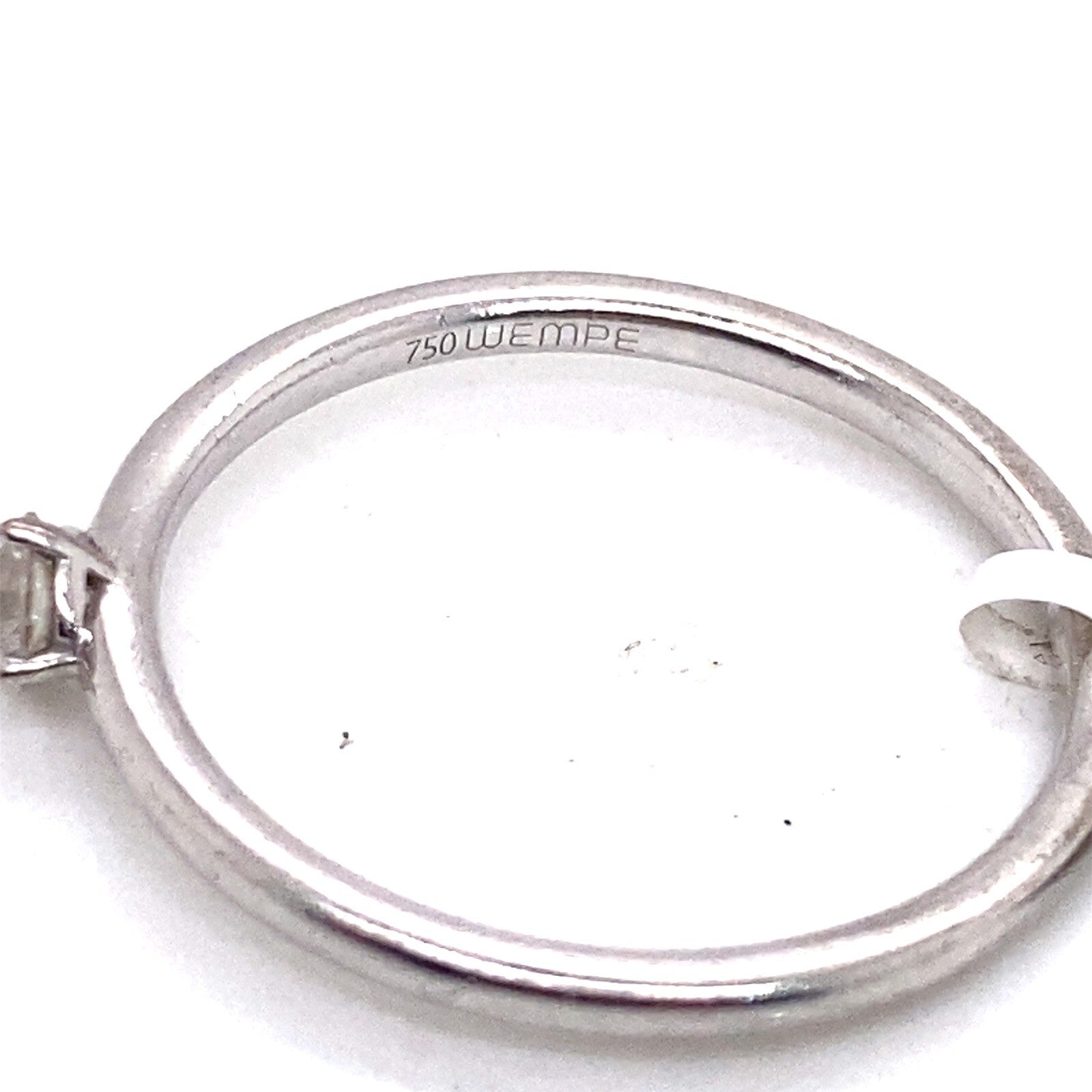 0.15ct Promise diamond ring design by WEMPE in 18KW size 7.25 — view 3