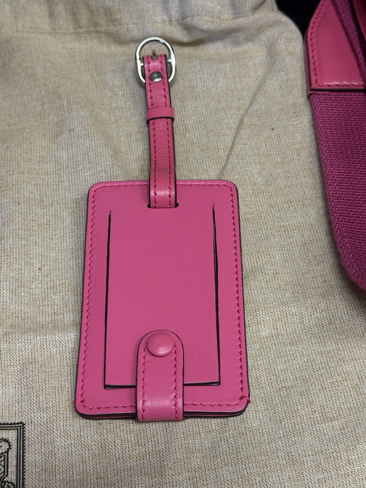 Gucci GG Tennis Bi-color Perforated Mini Duffle Bag Fushia/Blue Leather — view 14