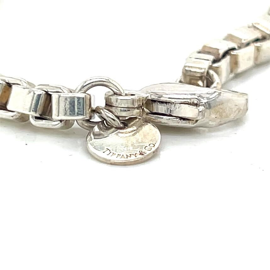 Tiffany & CO Venetian Link Bracelet - 925 Sterling Silver - 7" (view 6)