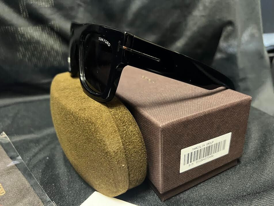Tom Ford FT071101A FAUSTO Sunglasses - Black/Smoke 100% UV PROTECTION 145mm (view 5)