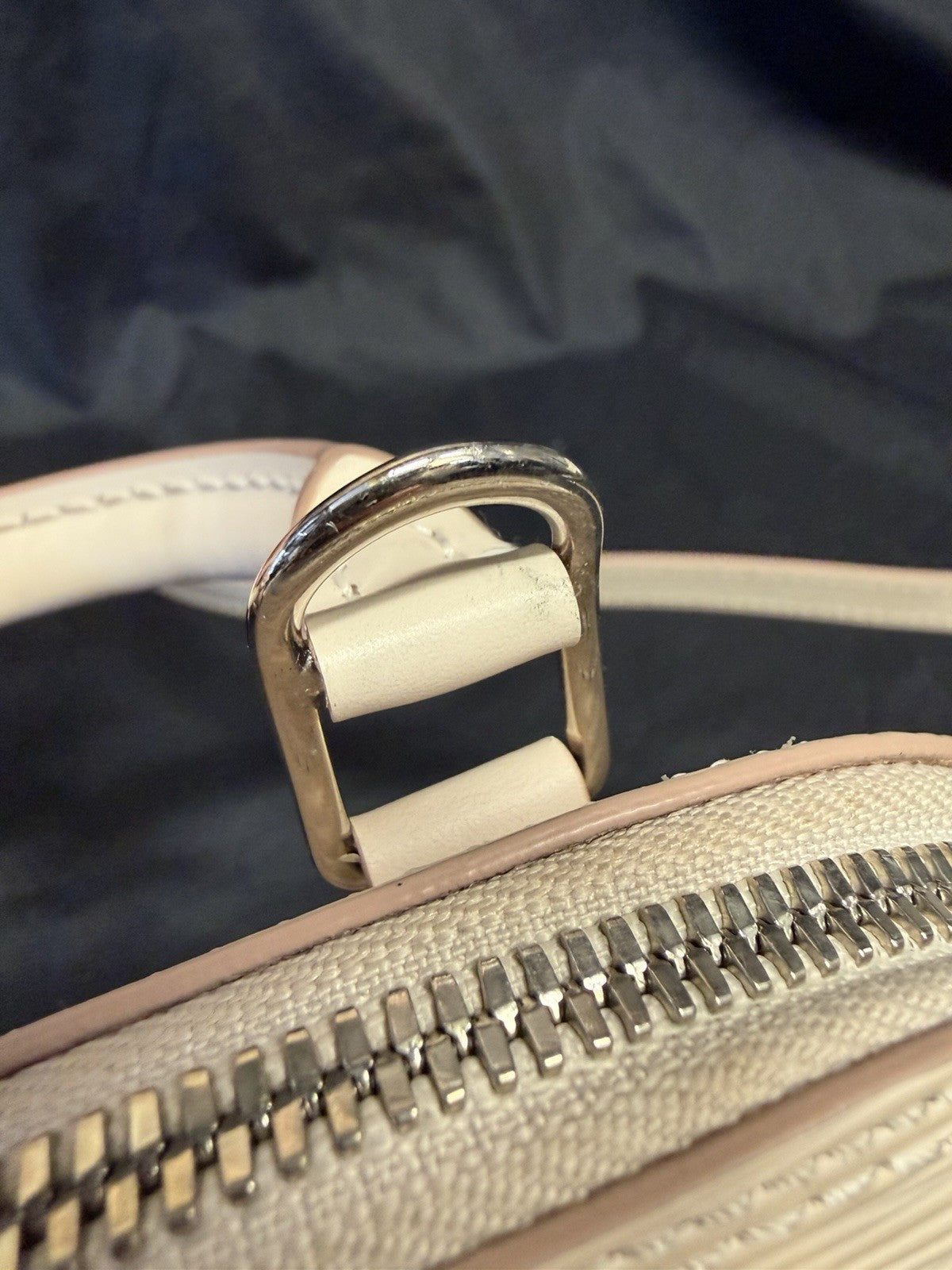 Louis Vuitton Nano Alma Epi Leather Quartz (Cream/Beige) Crossbody Handbag (view 16)