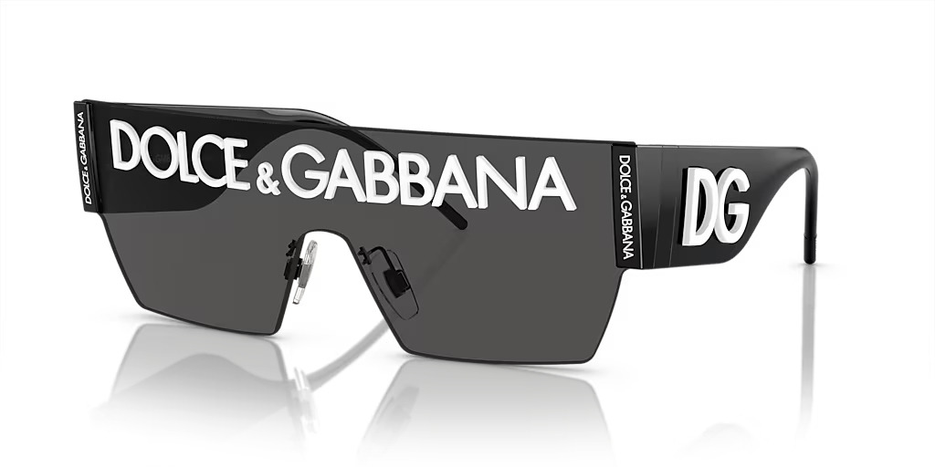 Dolce&Gabbana DOLCE & GABBANA SUNGLASSES DG2233 01/87 BLACK FRAME VIOLET GRADIENT DARK GREY — Certified Authentic | San Diego
