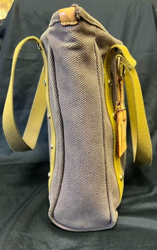 Louis Vuitton Antigua Cabas MM Double Handle Shoulder Bag Brown Canvas (view 4)