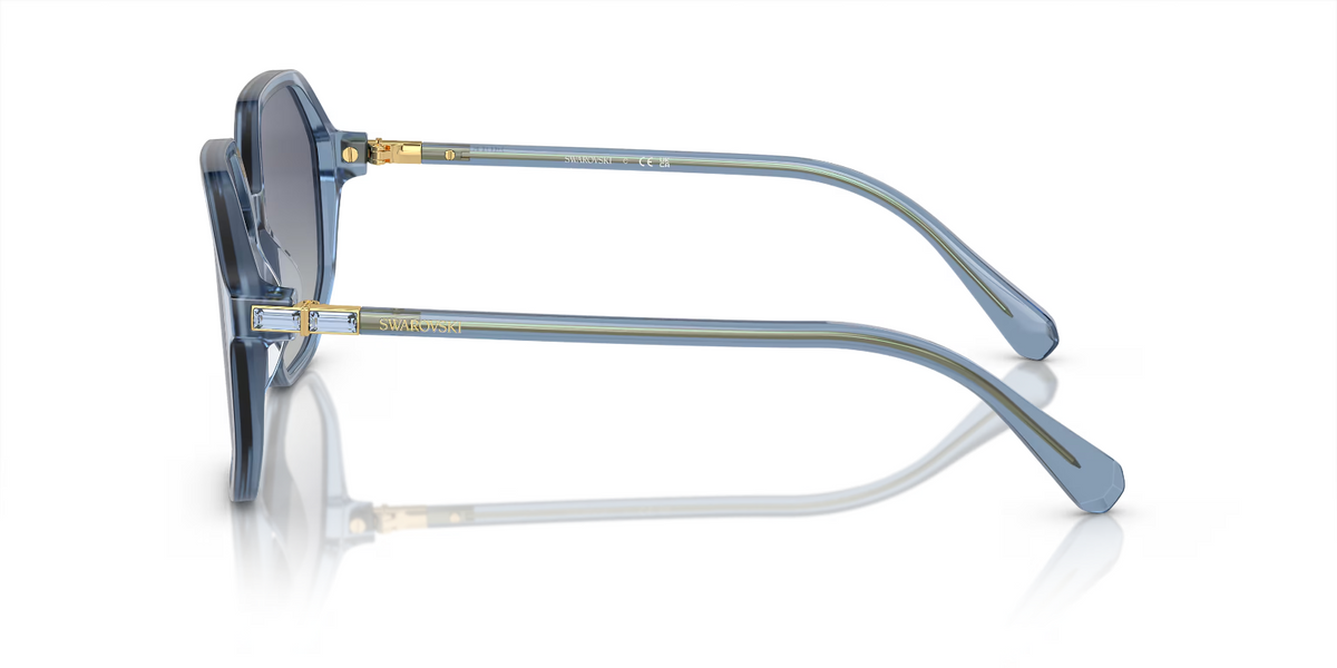 Swarovski Sunglasses SK6003 10354L Opaline Blue Frame Blue Gradient Lens 140mm (view 3)