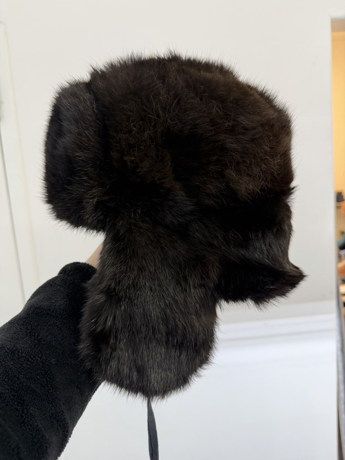 The Original Russian Experience Ushanka Fur Hat Dark Brown (Mink) 2 Fits 21 in (view 2)