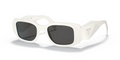 Prada Sunglasses PR 17WS 1425S0 49-20 TALC FRAME/ Dark Grey Lens 145mm (view 1)