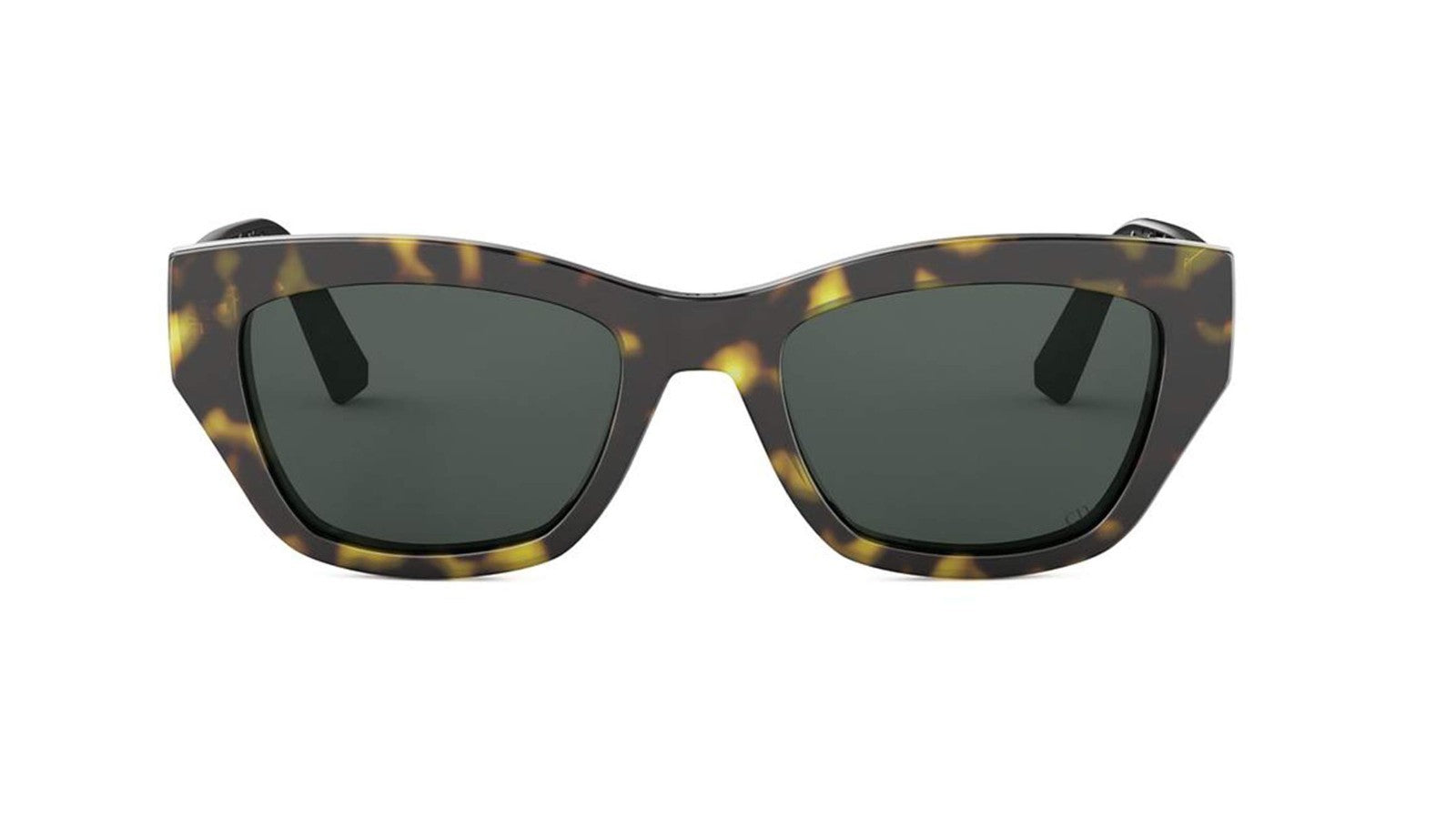 CHRISTIAN DIOR VERYDIOR S2I 20C0 SQUARE SUNGLASSES TORTOISE/GREEN 53-20-140mm — view 2
