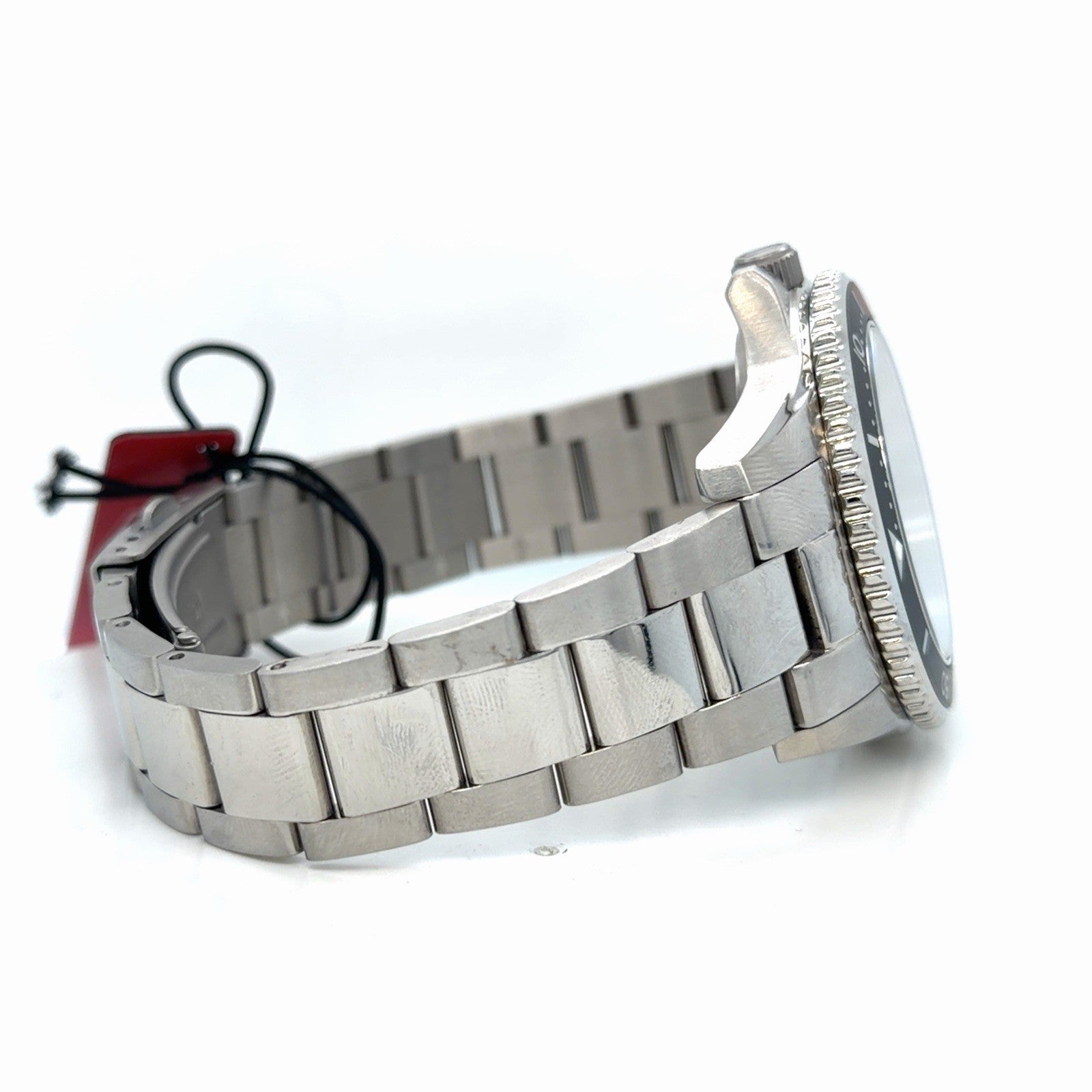 Duxot Altum 42 mm Swiss Quartz Watch Black & Red "Coke" Bezel DX-2025-55 (view 5)