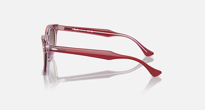 RAY-BAN JUNIOR SUNGLASSES RJ9098S 715413 45-18 RED ORANGE/BROWN GRADIENT 130mm — view 3