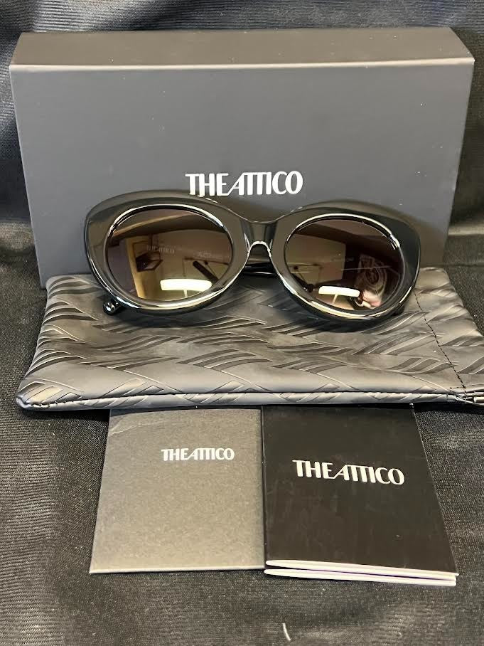 The Attico x Linda Farrow Agnes Sunglasses Black ATTICO44C1SUN 53-21-140mm (view 4)