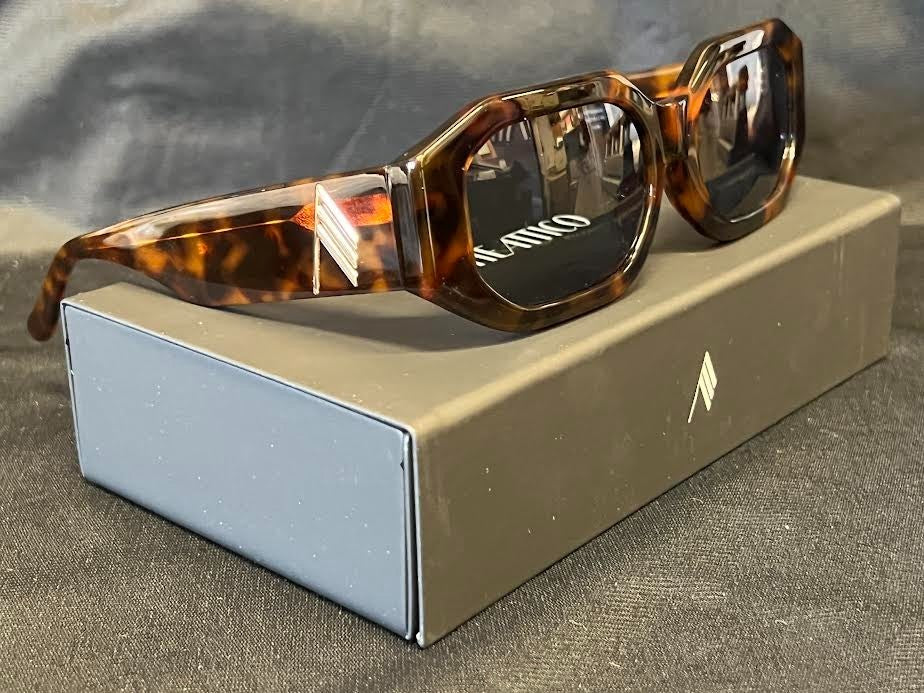 The Attico x Linda Farrow Blake Sunglasses Tortoise ATTICO45C2SUN 140mm 56-19 (view 4)