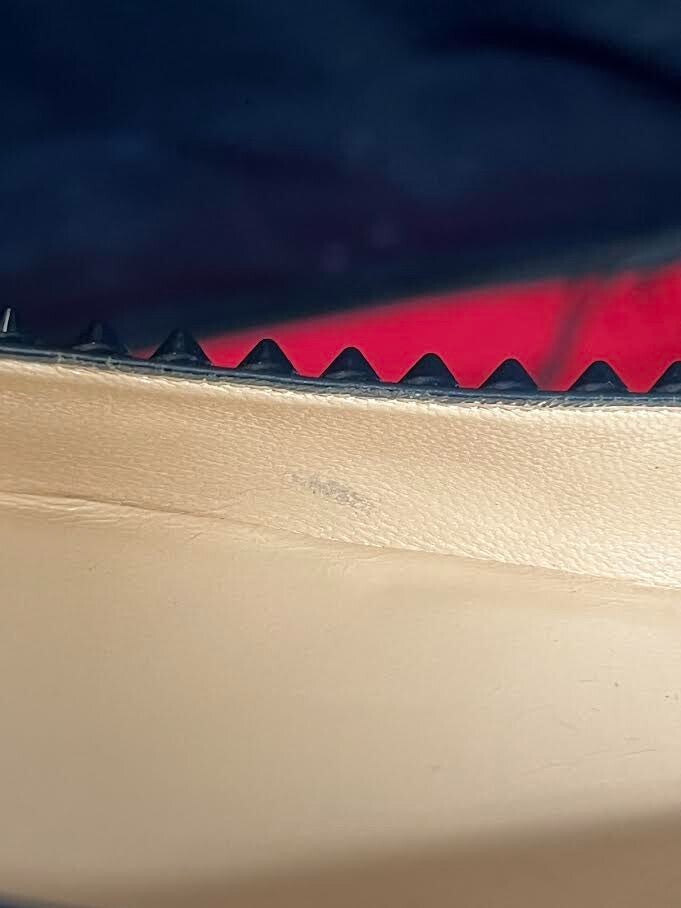Christian Louboutin Calf Hair Spiked Malabar Hill Flat Size 38 (us 8) (view 11)