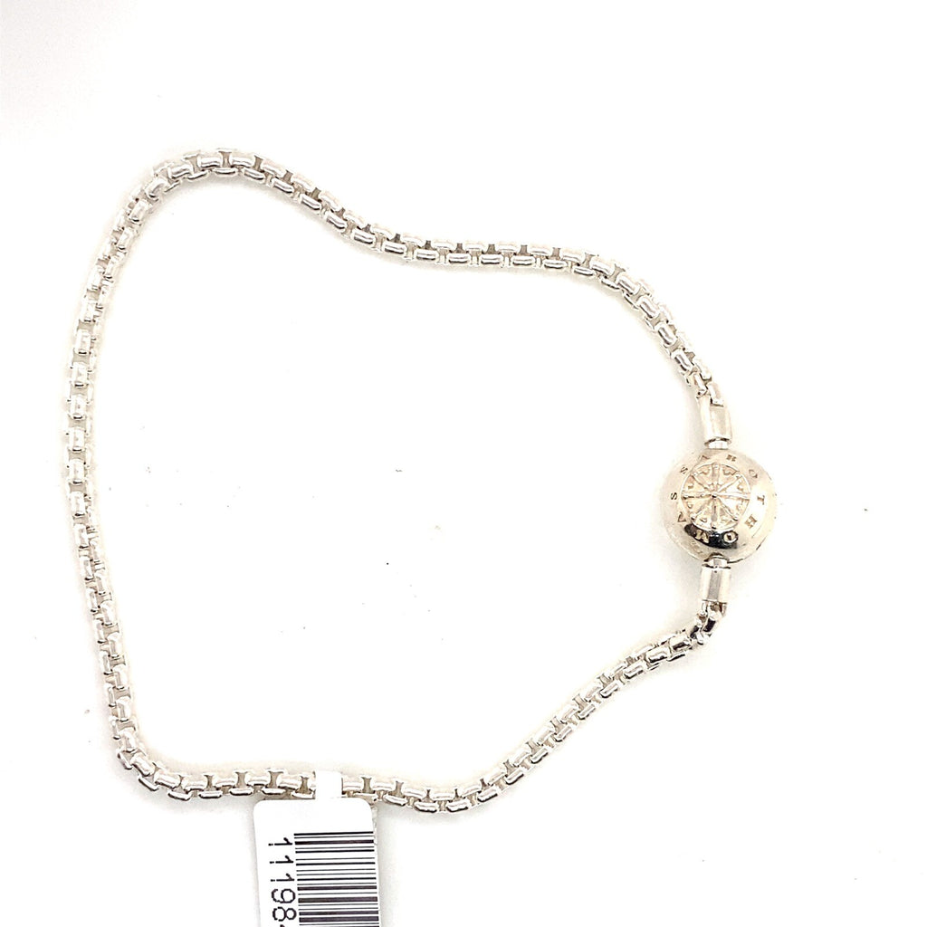 Thomas Sabo Sterling Silver 925 Barrel Link Bracelet 7.75" (view 1)