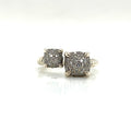 David Yurman Sterling Silver Diamond Cluster Chatelaine Bypass Ring Size 5.25 — Certified Authentic | San Diego Jewelry Buyer
