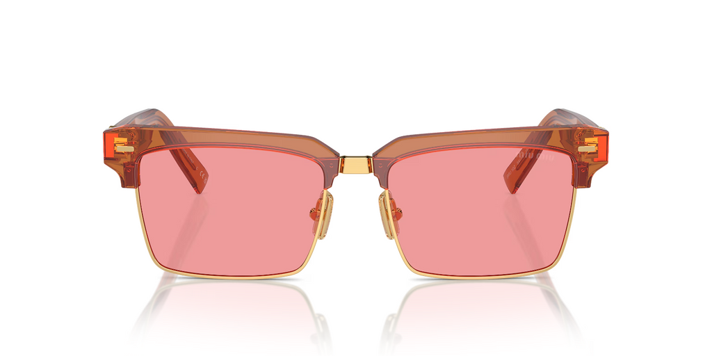 miu miu sunglasses MU 10ZS 15T1D0 54-17 Caramel Transparent Pink (view 2)