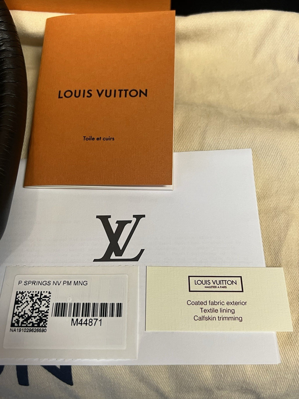 Louis Vuitton Palm Springs PM Monogram Canvas Backpack M44871 Brown, Black (view 17)