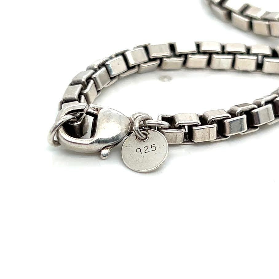 Tiffany & Co. Venetian Link Chain Bracelet Sterling Silver 925 Medium - 7.5 in (view 7)