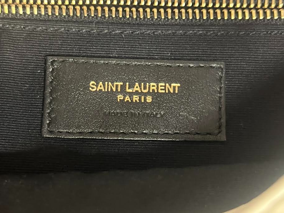 Ysl Saint Laurent Kate 99 Tweed Tassel Shouldet Bag W Chain Strap Cream (view 14)