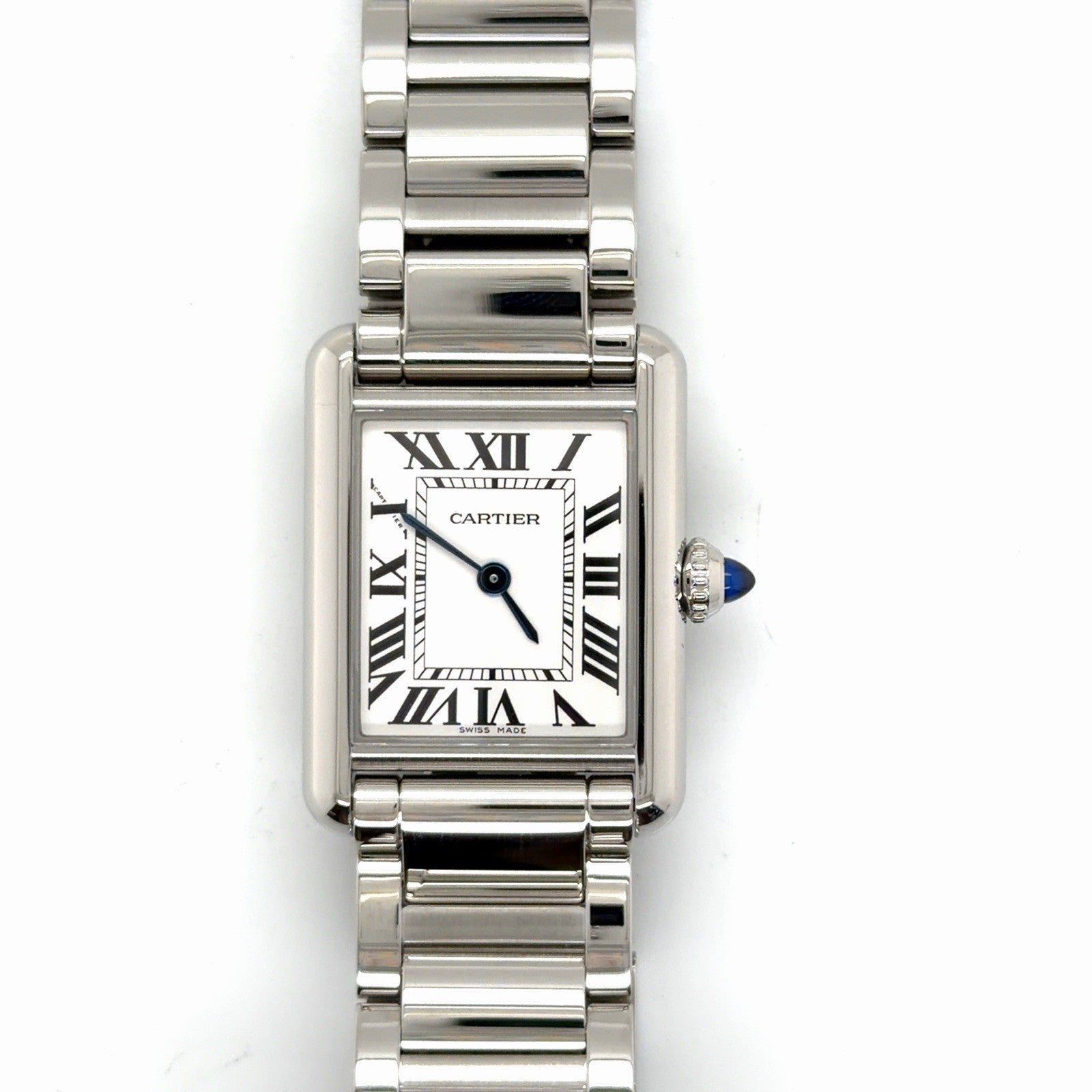 Cartier Tank Must Small WSTA0051 Stainless Steel Quartz — Certified Authentic | San Diego Jewelry Buyers