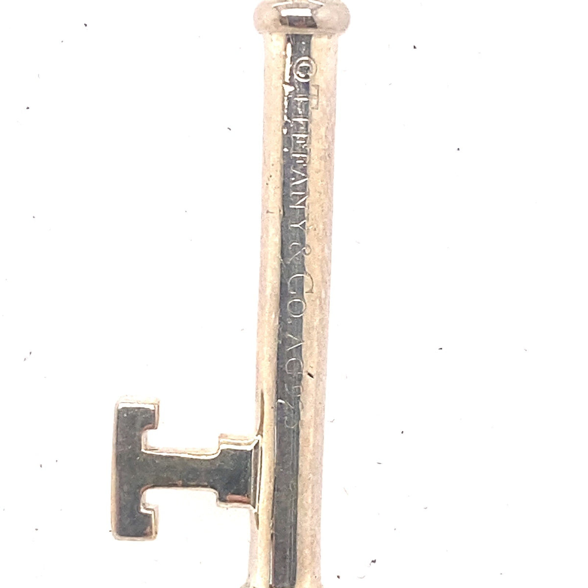 Tiffany & Co. Sterling Silver and Diamond Diasy Key Pendant Necklace (view 4)