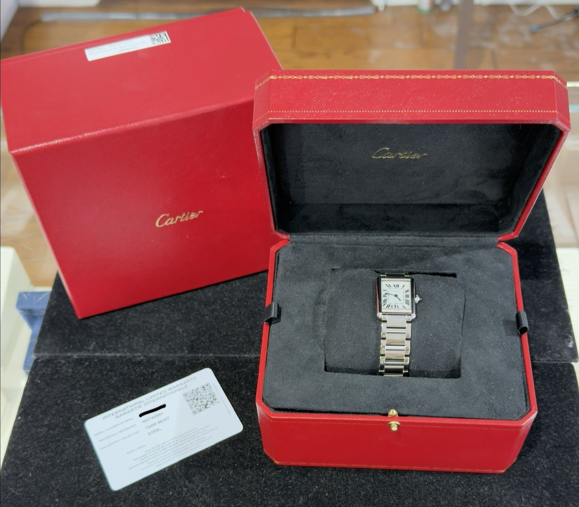 Cartier Tank Must Small WSTA0051 Stainless Steel Quartz (view 7)