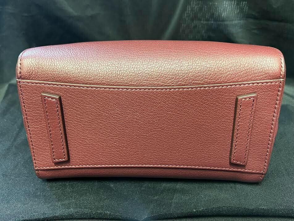 Givenchy Goatskin Mini Tri-color Antigona Burgundy Pink White Top Handle Bag (view 9)