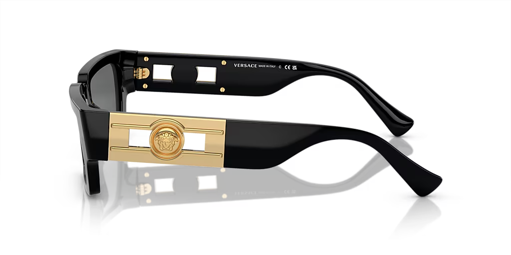 VERSACE SUNGLASSES VE4459 GB1/87 54-18 BLACK FRAME DARK GREY LENS 140mm — view 3
