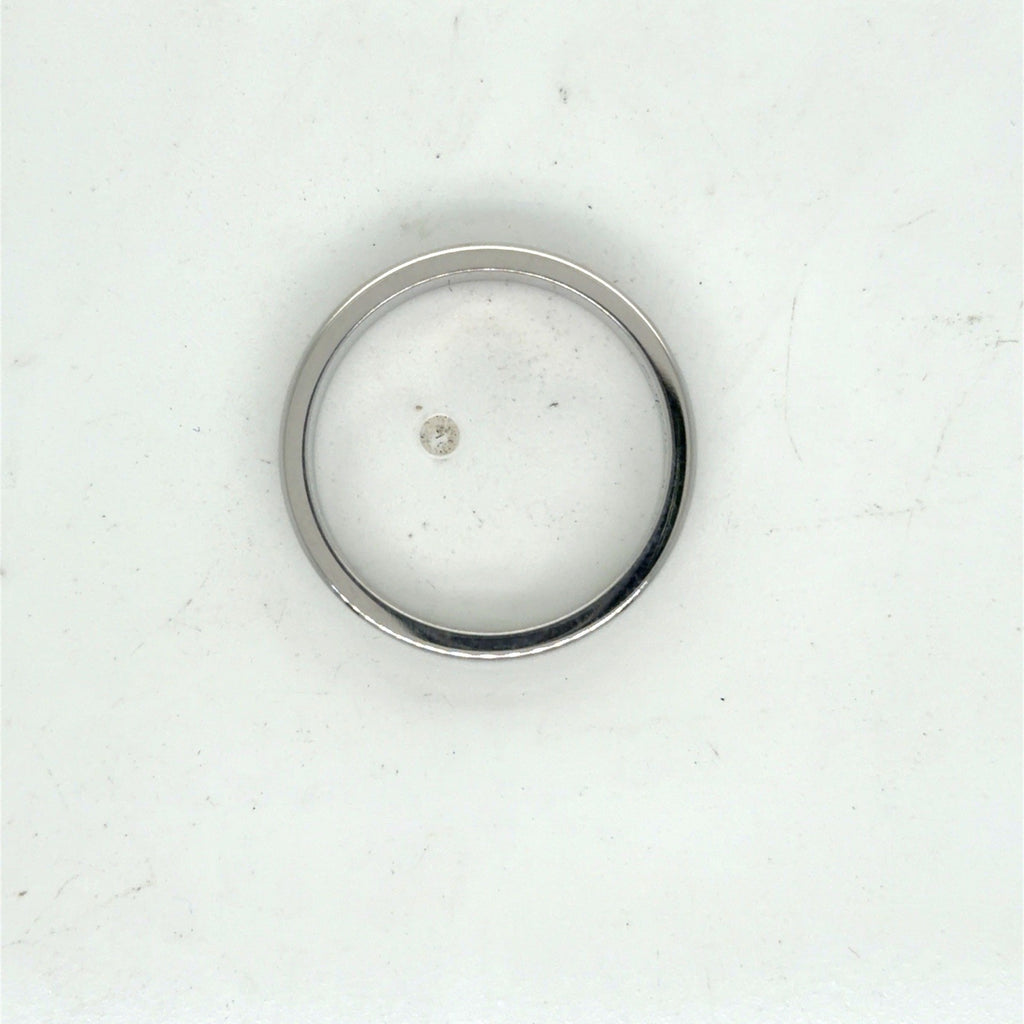 Cartier Vendome Louis Wedding Band Ring 18k White Gold Au 750 Size 56 (US 7.5) (view 8)
