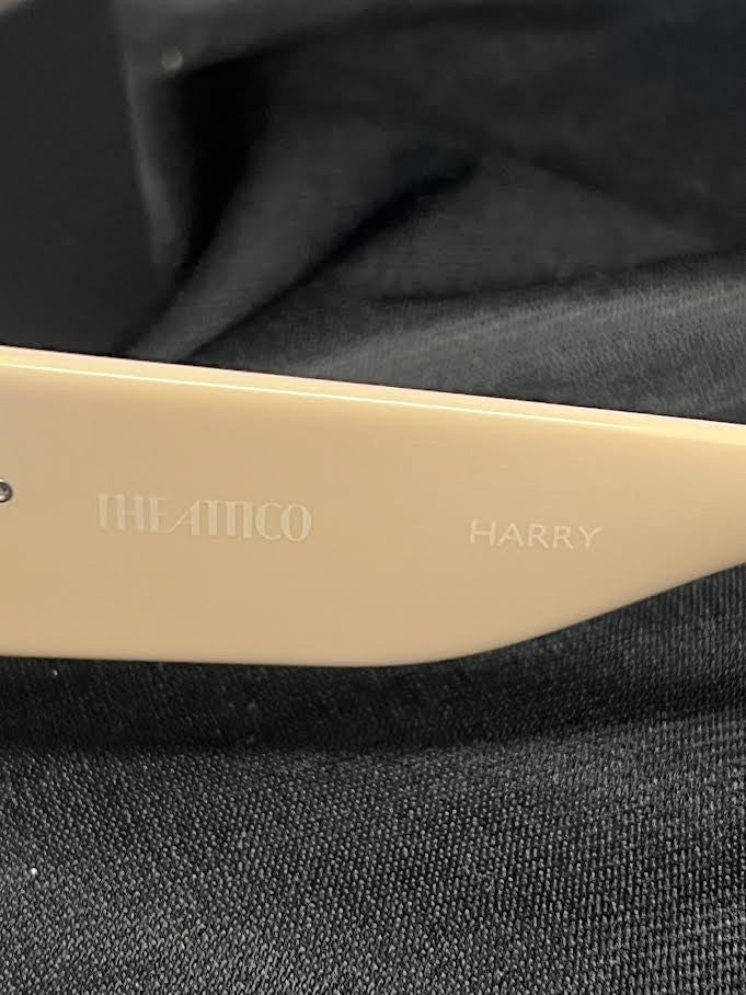 THE ATTICO x LINDA FARROW HARRY SUNGLASSES IVORY/GREEN ATTICO64C4SUN 140mm 54-22 — view 7
