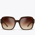 Tory Burch Sunglasses TY 7143U 172813 Dark Tortoise Frame Brown Gradient Lens — Certified Authentic | San Diego Jewelry Buyer