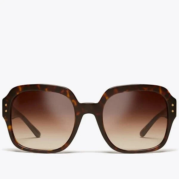 Tory Burch Sunglasses TY 7143U 172813 Dark Tortoise Frame Brown Gradient Lens — Certified Authentic | San Diego Jewelry Buyer