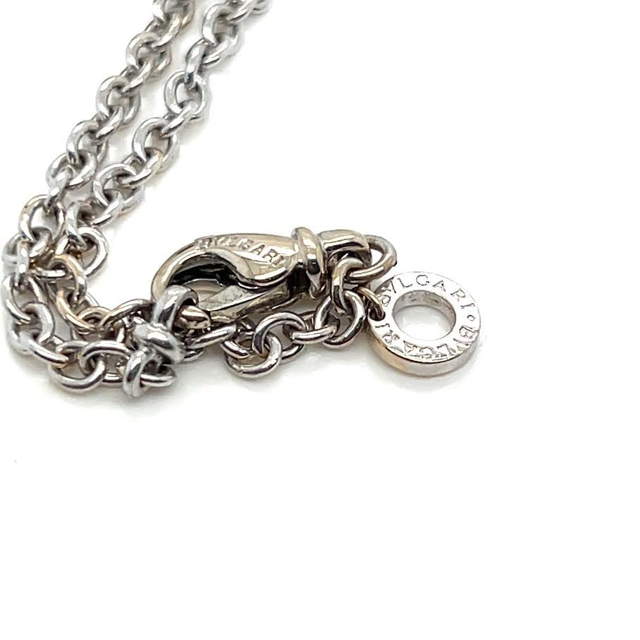 Bvlgari b.zero1 Necklace 18K White Gold Round Pendant Necklace 17in Chain (view 5)