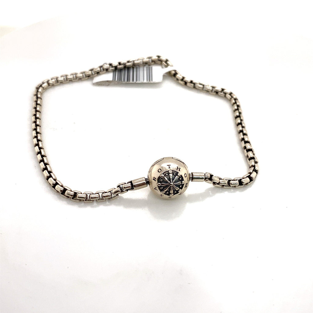 Thoms Sabo Sterling Silver 925 Barrel Link Bracelet 7.75" (view 1)