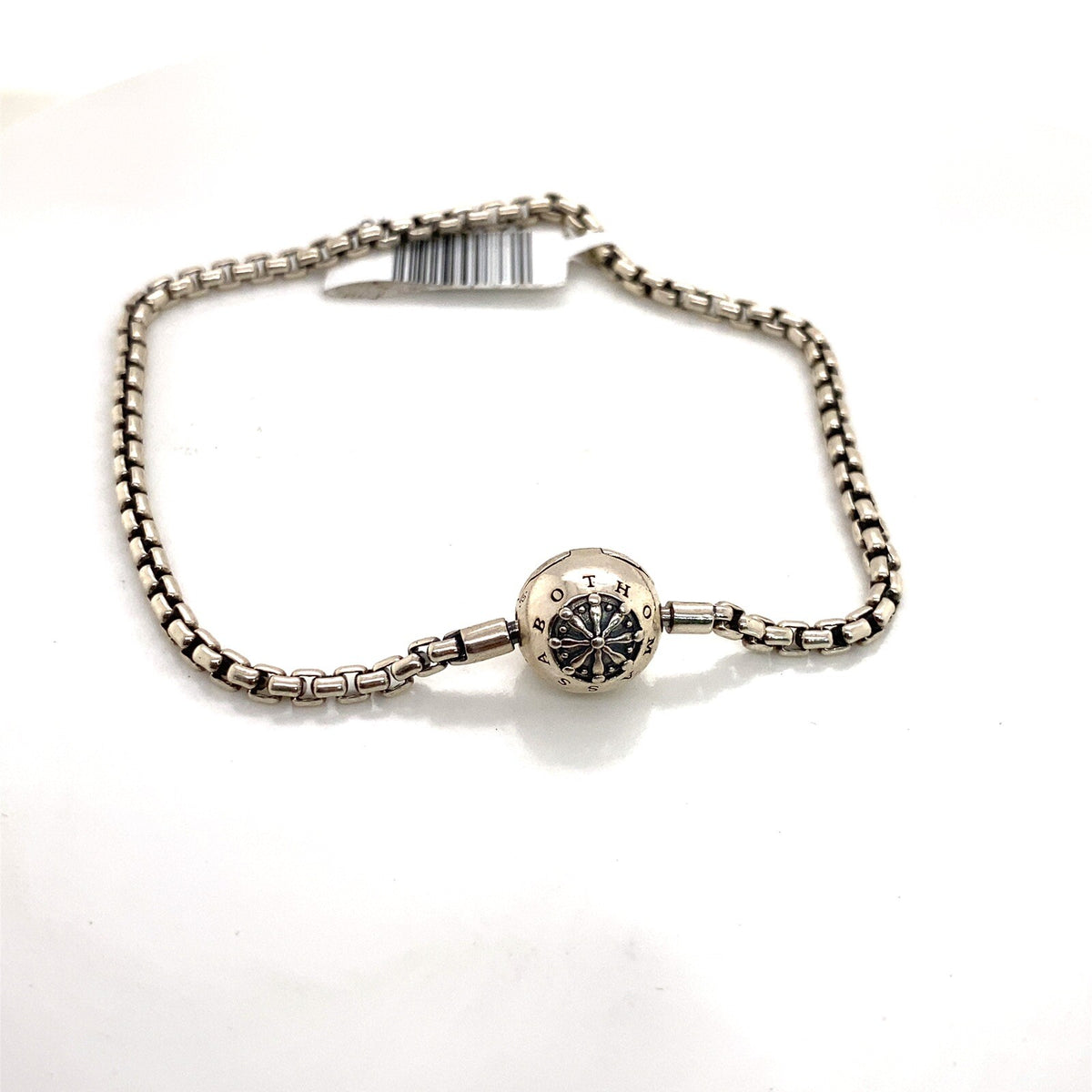 Thoms Sabo Sterling Silver 925 Barrel Link Bracelet 7.75" (view 1)