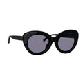 The Attico x Linda Farrow Agnes Sunglasses Black ATTICO44C1SUN 53-21-140mm (view 1)
