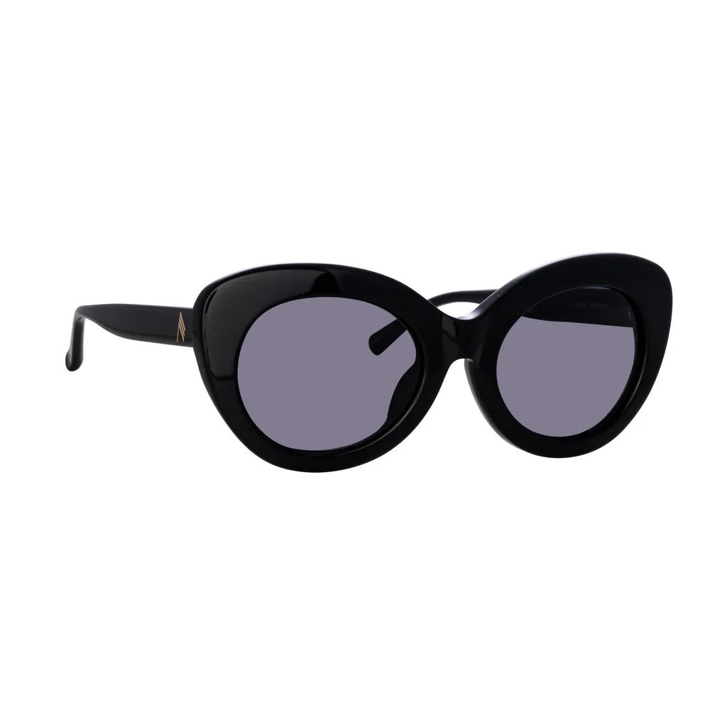 The Attico x Linda Farrow Agnes Sunglasses Black ATTICO44C1SUN 53-21-140mm (view 1)