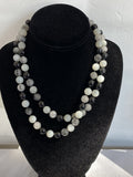 Tiffany & Co. Sterling Silver Paloma Picasso Onyx Quartz 10mm Beads 36" Necklace (view 1)