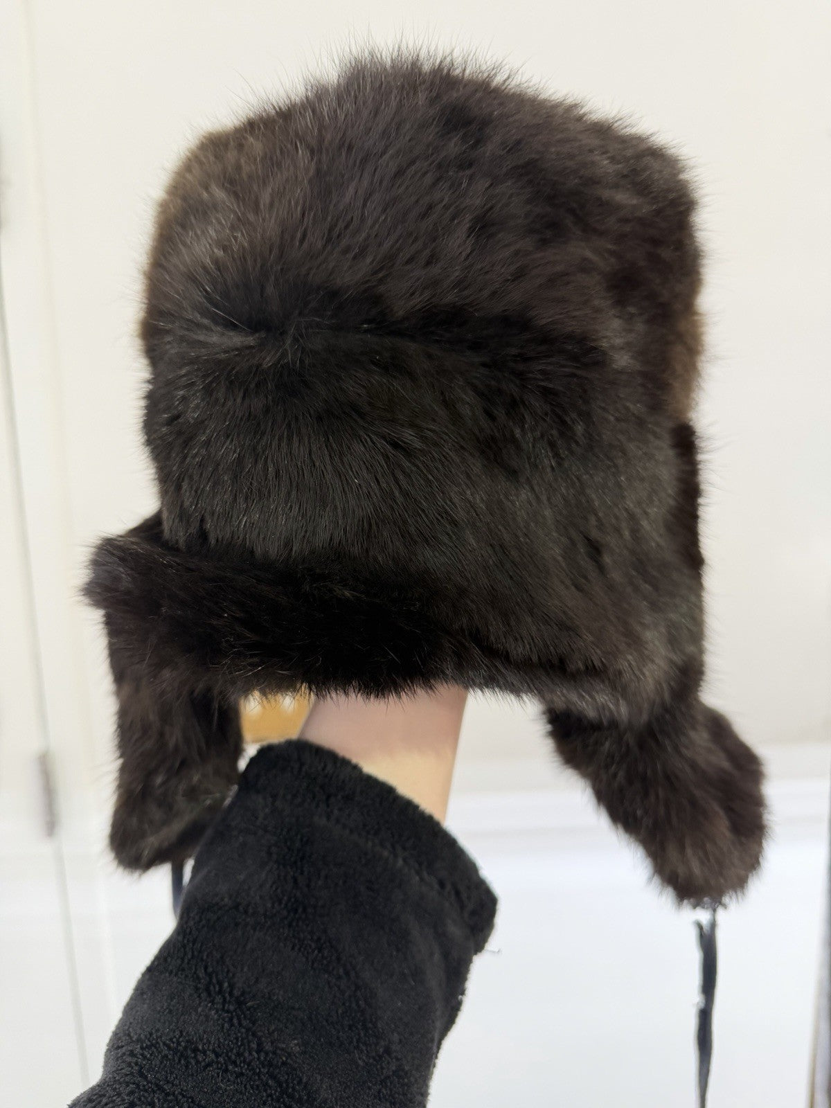 The Original Russian Experience Ushanka Fur Hat Dark Brown (Mink) 2 Fits 21 in (view 3)