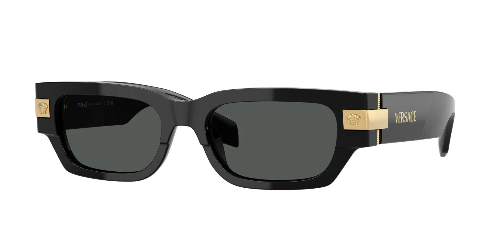 VERSACE VE4465 GB1/87 Black Frame/Dark Grey Lens 53-18-145mm Sunglasses — Certified Authentic | San Diego Jewelry Buyers