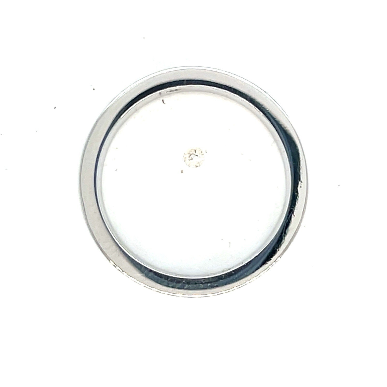 Cartier Love Ring Classic 5.5mm 3 Diamonds 0.23tcw 18K White Gold Size 55 (7.5) — view 11